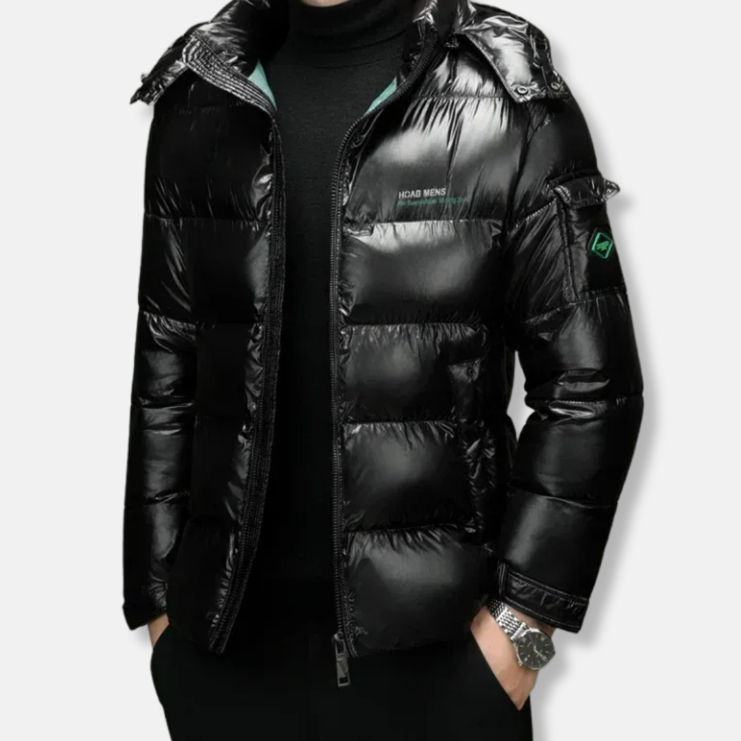 Wasserabweisende Daunenjacke Modern Steppdesign - IdealeKleiden