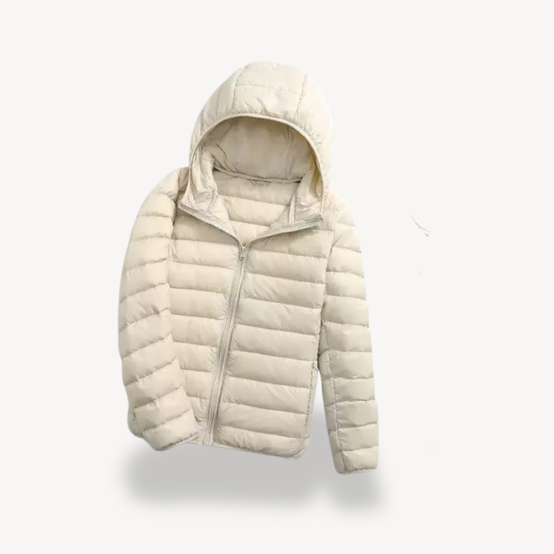 Leichte Damen Pufferjacke Kapuze