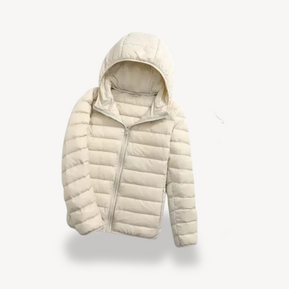 Leichte Damen Pufferjacke Kapuze