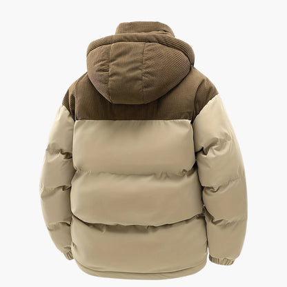 Stylische Kapuzenjacke Modern Puffer Design - IdealeKleiden