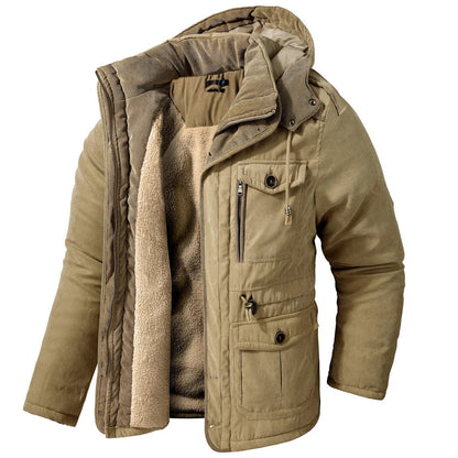Herren Thermojacke Warm Fleece Isolierung - IdealeKleiden