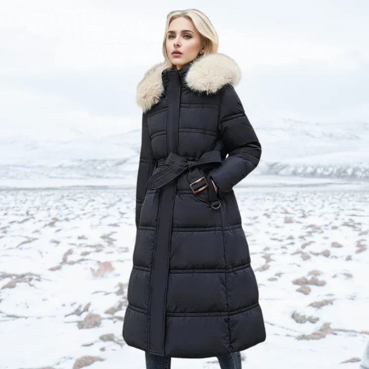 Elegante Damen-Winterjacke Luxus-Design