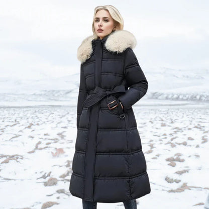 Elegante Damen-Winterjacke Luxus-Design