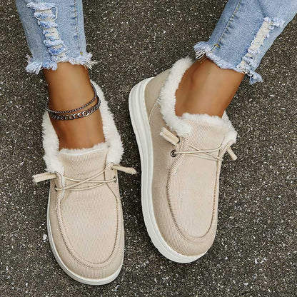 Damen Warm Sneaker Gefüttert - IdealeKleiden
