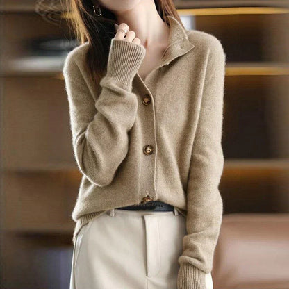 Damen Pullover Langarm Bequem Alltag