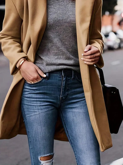 Wintermantel Damen Klassisch Zeitlos Elegant - IdealeKleiden