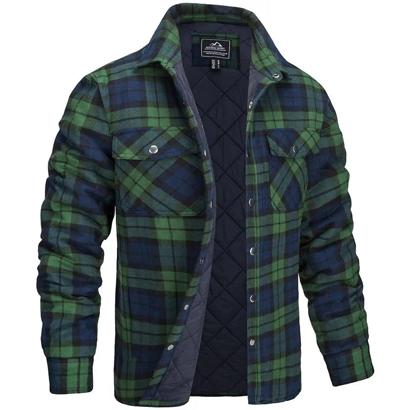 Gefütterte Steppjacke Braun