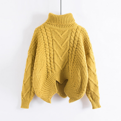 Warme Wollpulli Frauen Kleidung