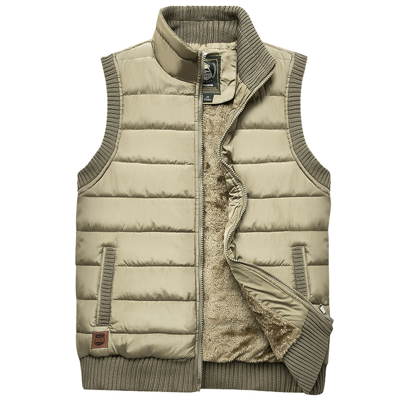 Männer Fleece Weste Warm und Bequem