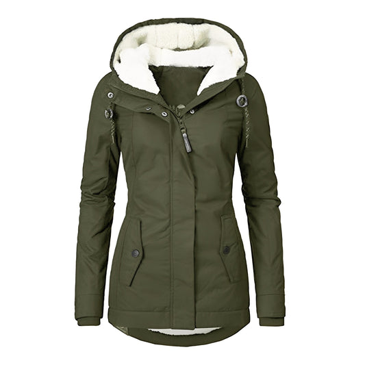 Weiche Damen Fleecejacke Sherpa Style - IdealeKleiden