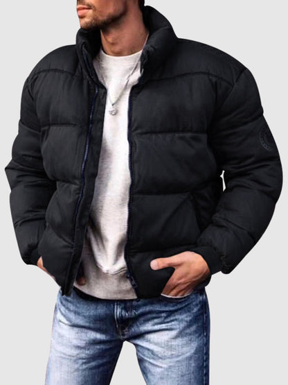 Herren Winterjacke Polyester Warm Isoliert - IdealeKleiden