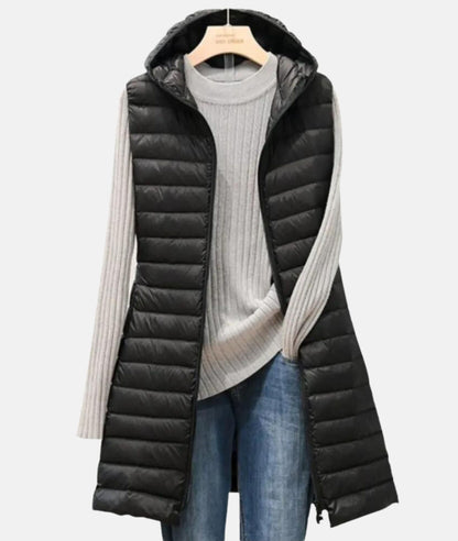 Wintermantel Ohne Ärmel Modern Elegantes Design