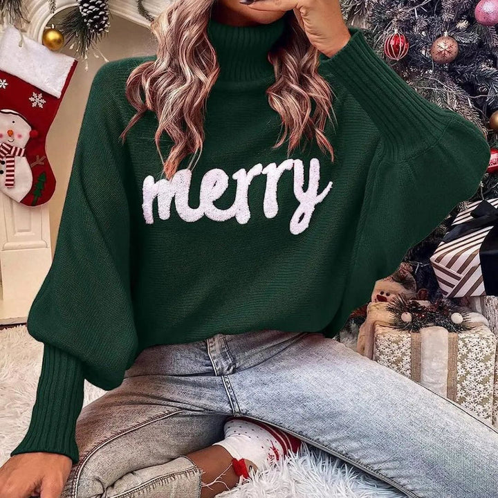 Weihnachtspullover Damen Warm Festlich