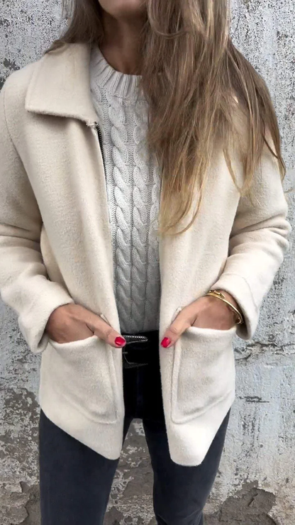 Praktische Damen Jacke mit Reißverschluss