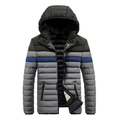 Wasserdichte Winterjacke mit Kapuze