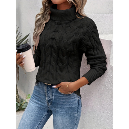 Eleganter Rollkragenpullover Klassisch Stil