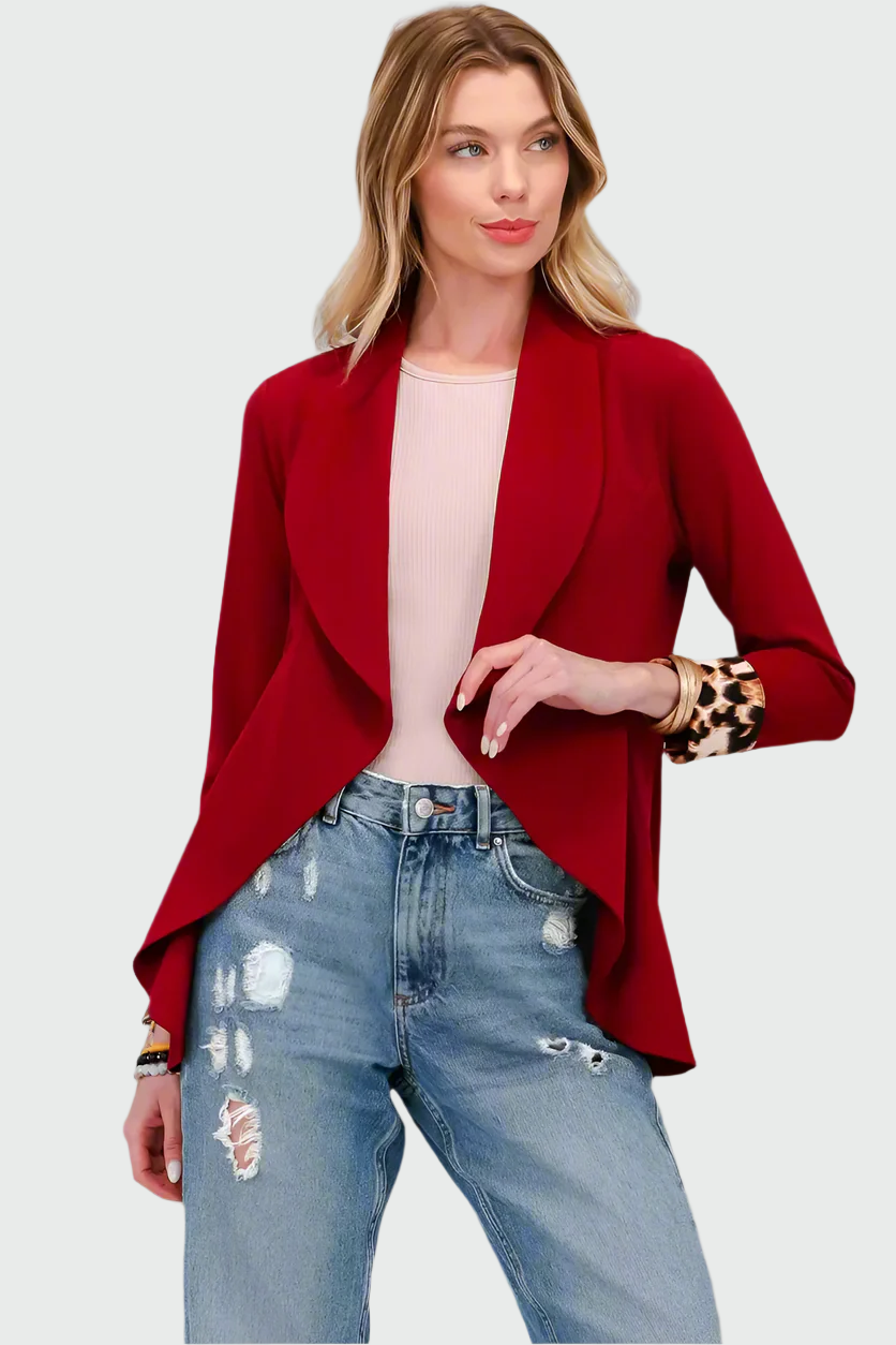 Stylisher Blazer mit Panther Muster