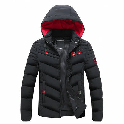Herren Winterjacke Warm Daunenfüllung