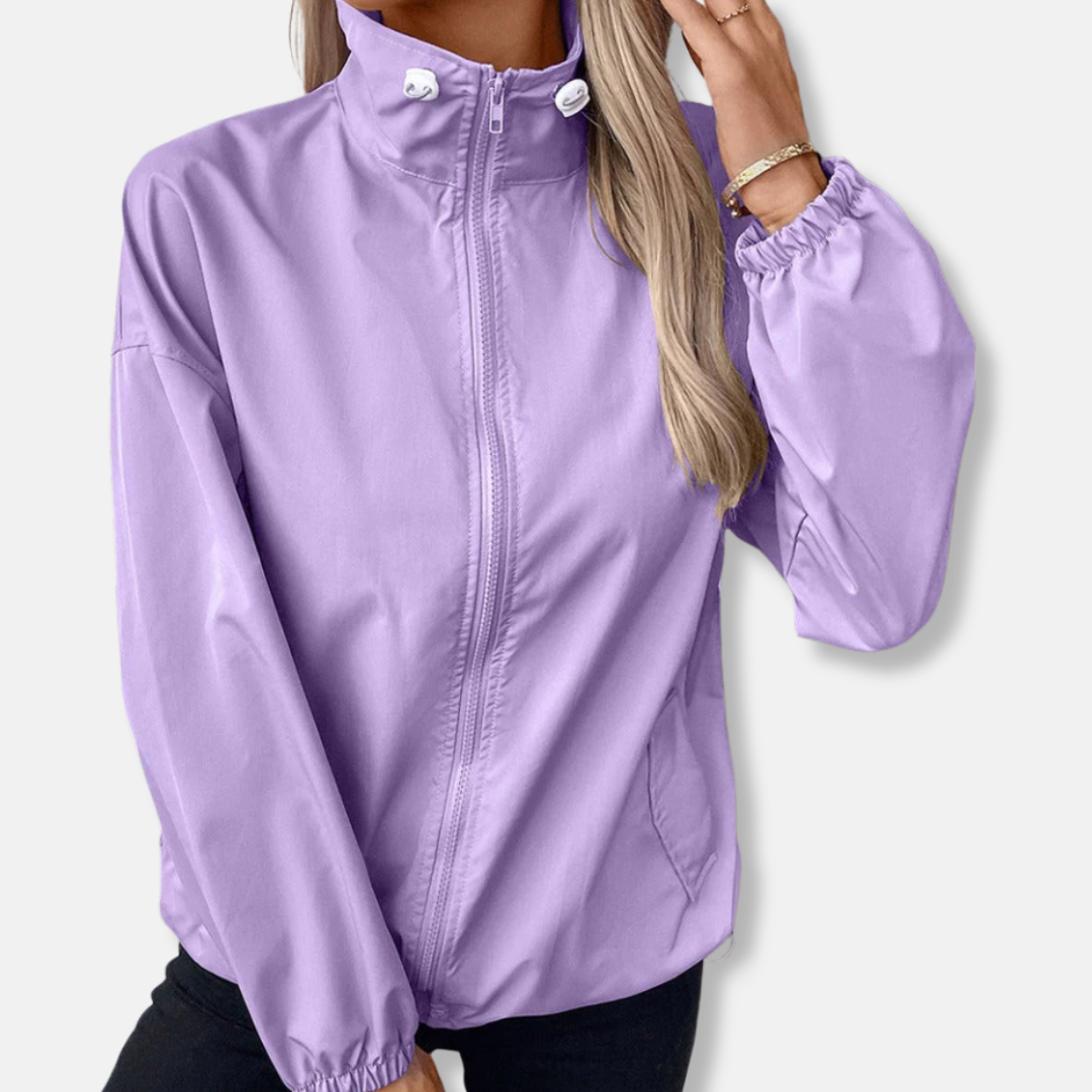 Wasserabweisende Outdoor Jacke Lockere Passform