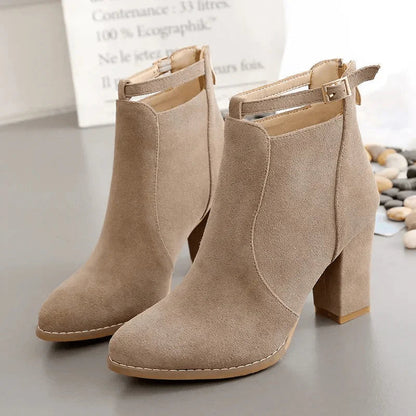 Damen Stiefeletten Hoch Hacken Damen Schuhe