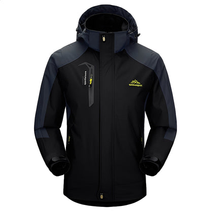 Herren Freizeitjacke Warm Kapuzenjacke Outdoor
