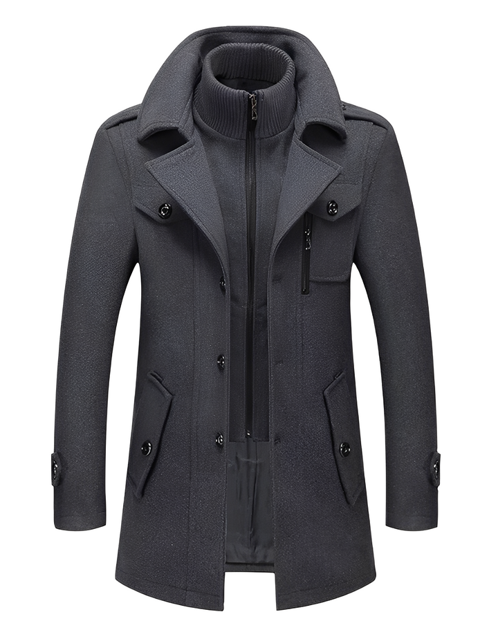 Männer Winterjacke Doppelkragen Trendy