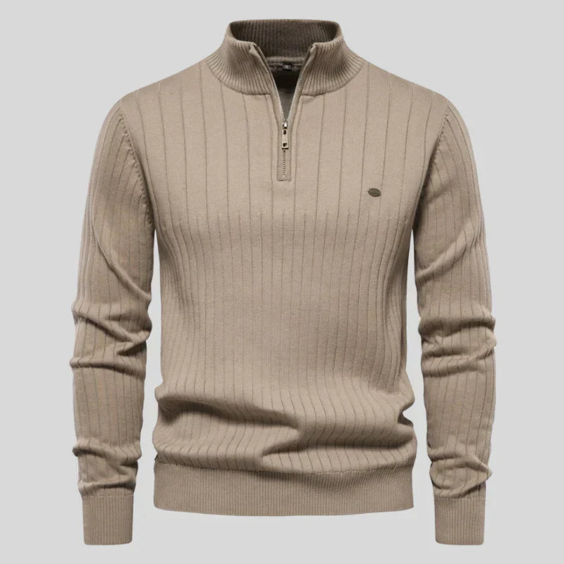 Herren Pullover Klassisch Halfzip