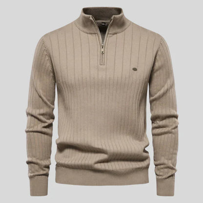Herren Pullover Klassisch Halfzip
