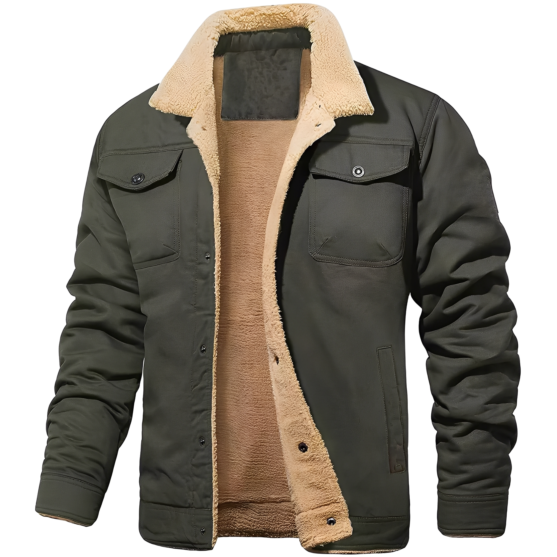 Bequeme Fleecejacke Herren Freizeit - IdealeKleiden