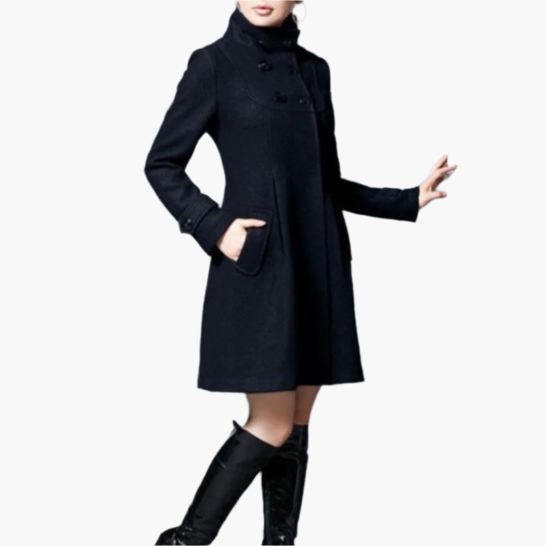 Damen Kapuzenmantel Elegant Modern Schnitt