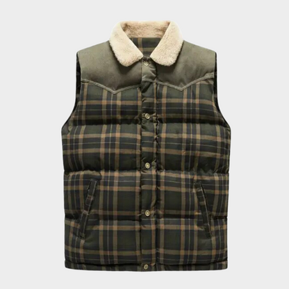 Klassischer Herren Bodywarmer Karomuster
