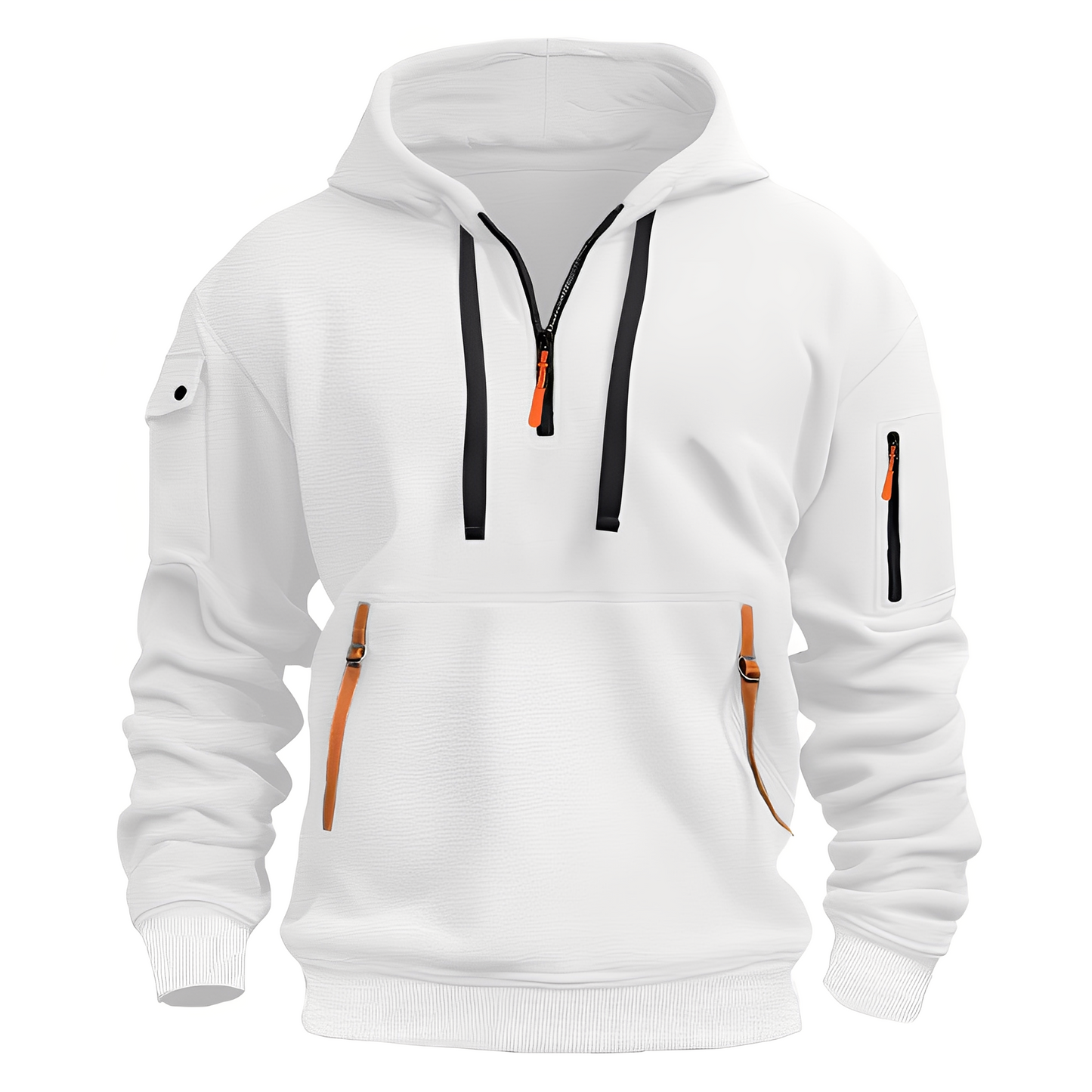 Bequeme Hoodie für Männer mit Halbzip