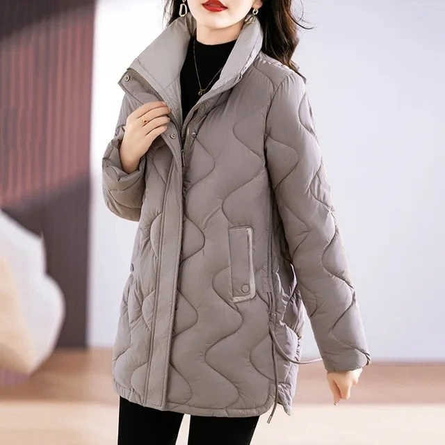Damen Winterjacke LangÄrmelig Warm