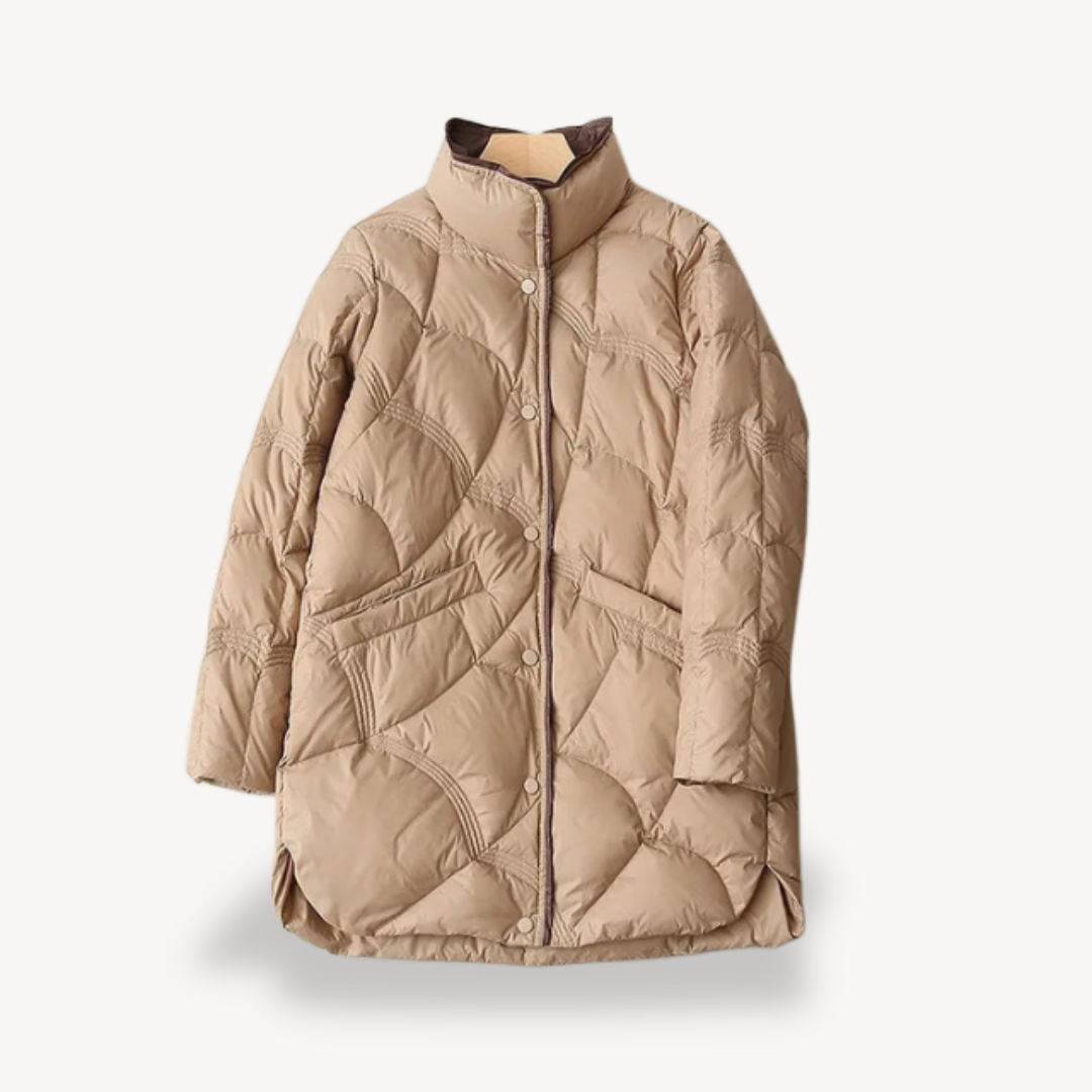 Warmes Wintersportjacke Damen Daunen gefüttert