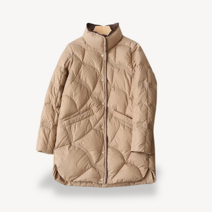 Warmes Wintersportjacke Damen Daunen gefüttert