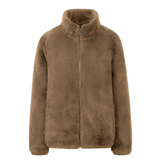 Modische Damenweste Fleece Reißverschluss - IdealeKleiden