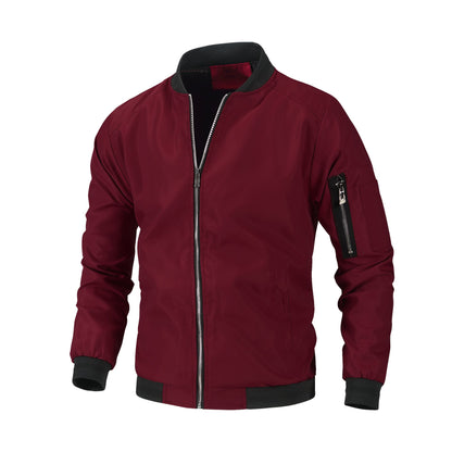 Modische Herren Bomberjacke Stilvoll