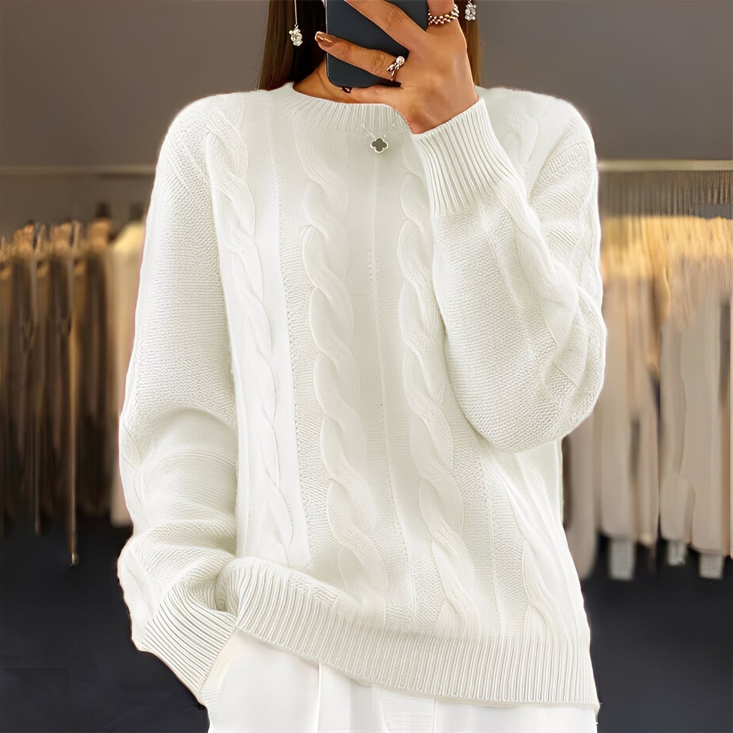 Eleganter Damenpullover Zeitlose Mode