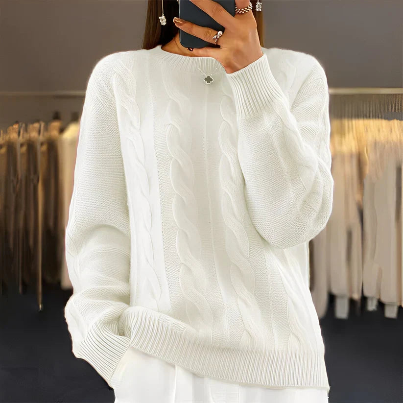Eleganter Damen Strickpullover Klassisch