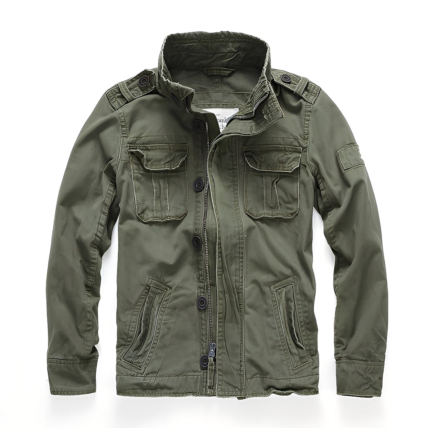 Herren Denimjacke Klassisch Mit Taschen