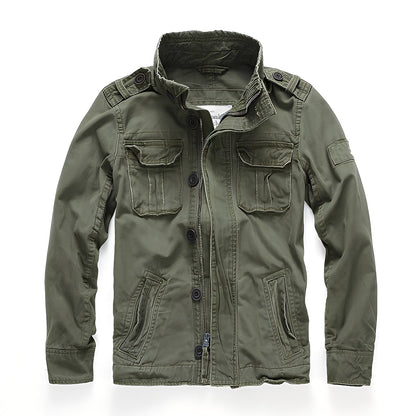 Herren Denimjacke Klassisch Mit Taschen
