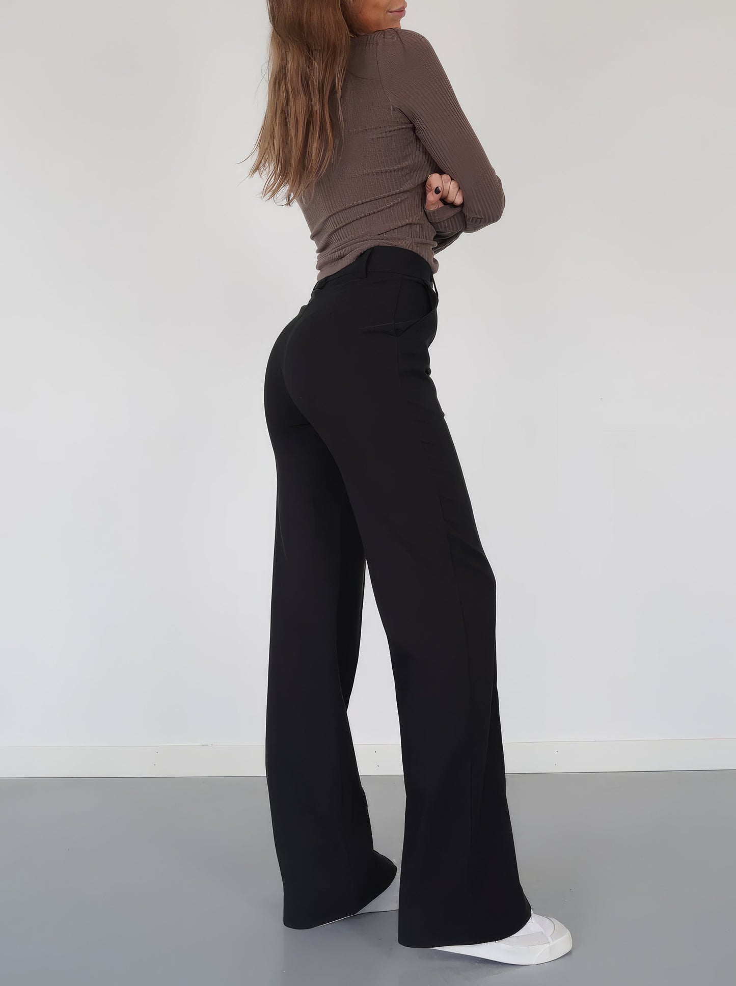 Elegante Damenhose Gerade Passform - IdealeKleiden