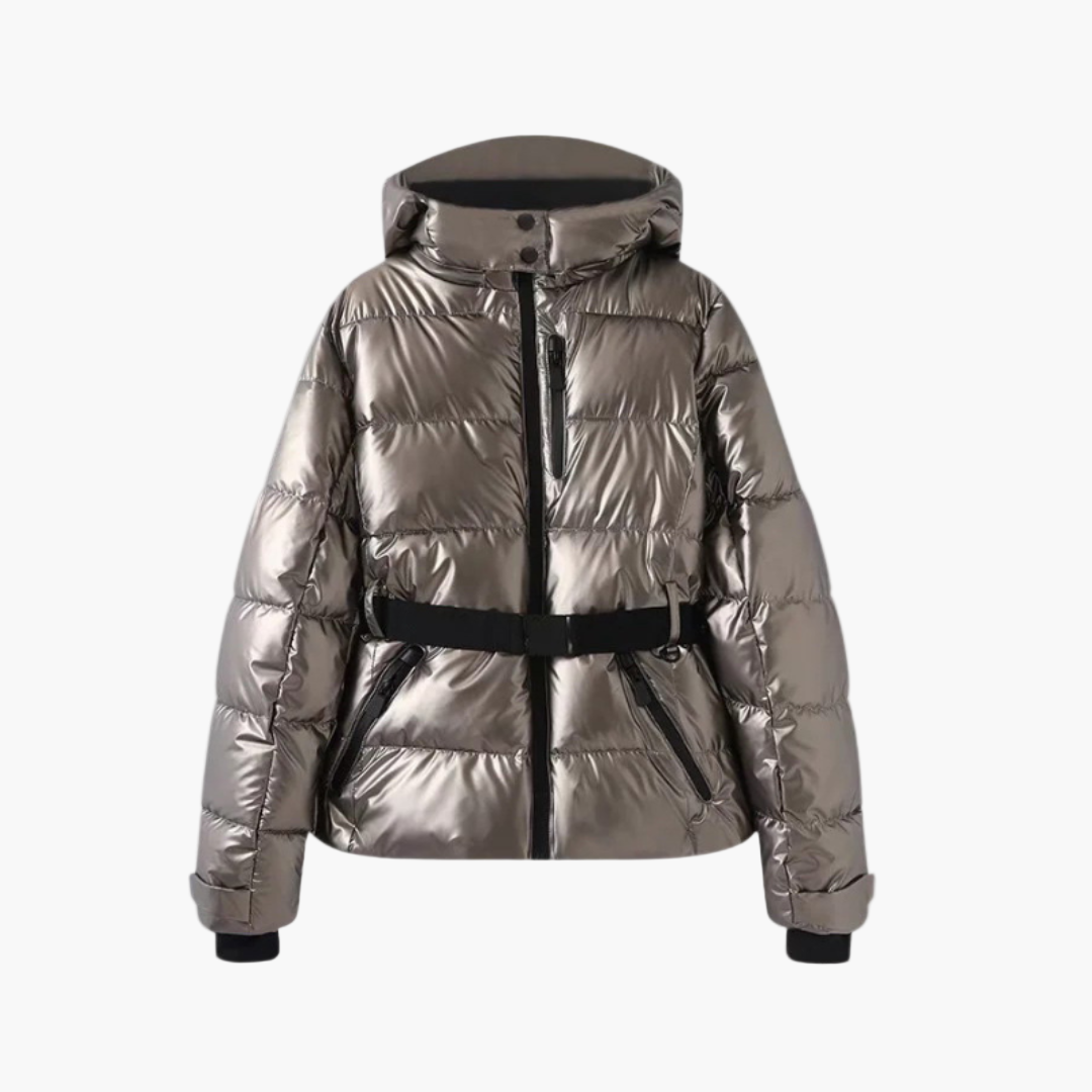 Elegante Steppjacke Damen Winterjacke Wasserabweisend