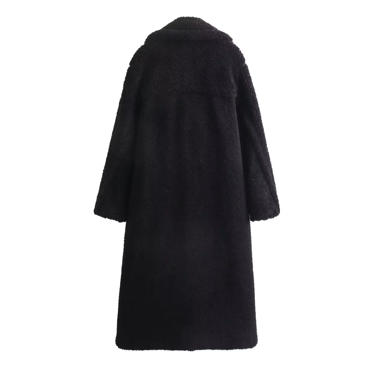 Wintermantel Damen Oversize Stehkragen Reißenverschluss - IdealeKleiden