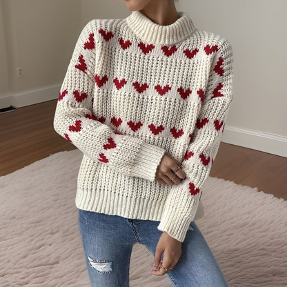 Damen Rollkragenpullover Warm & Bequem - IdealeKleiden