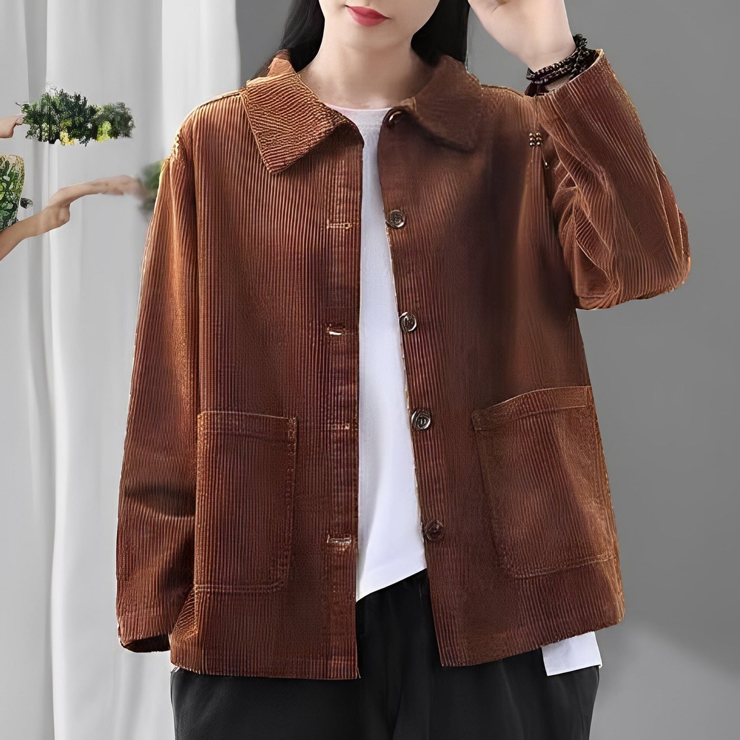 Praktische Freizeitjacke Damen mit Taschen