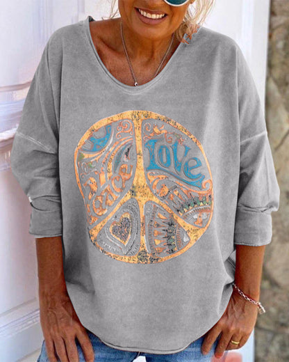 Stylisches Oberteil mit coolem Druck