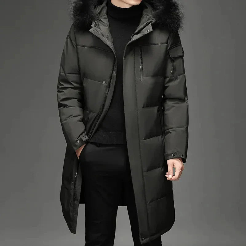 Warme Winterjacke Defender Parka Kapuze