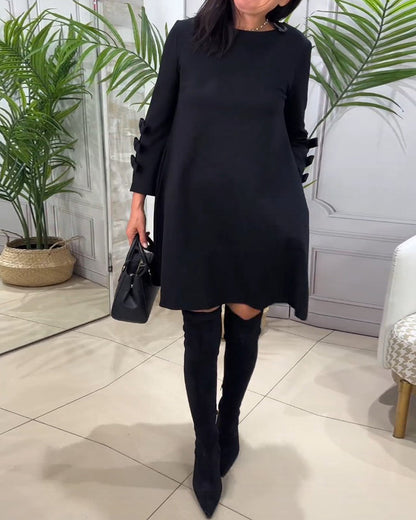 Elegantes Maxikleid LANGÄRMELIG
