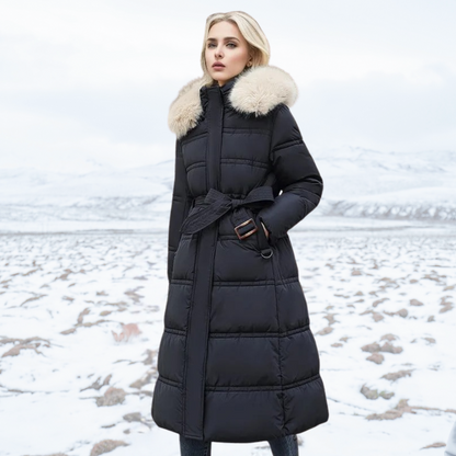 Stylisher Wintermantel Frauen Kunstpelz Elegant